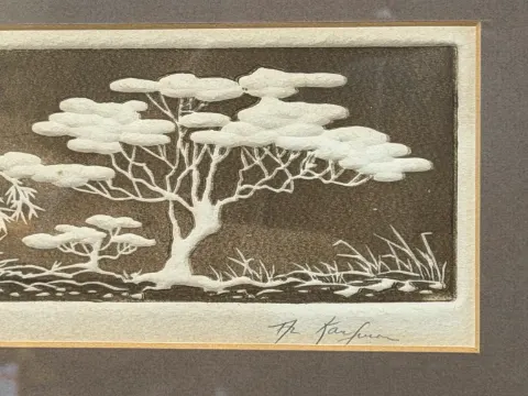 Tree Scene by AL KAUFMAN